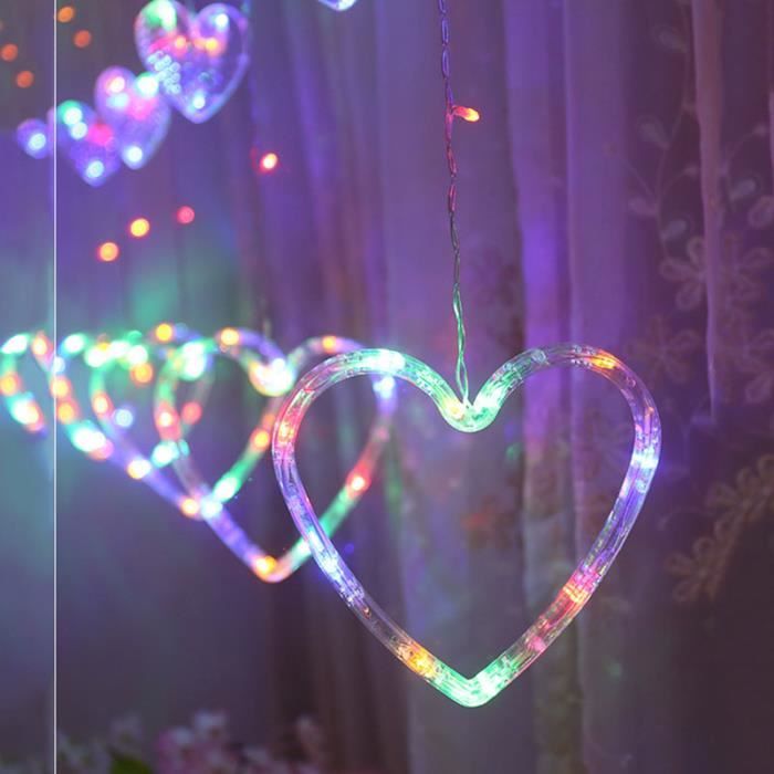 Mudder 10 Pieds 3D Chaîne de Lumière de Cœur de Saint-Valentin 30 LED  Guirlande Lumineuse Scintillante Forme de Cœur Rouge à Piles pour Chambre  d'Enfants Mariage Fête des Mères : : Luminaires