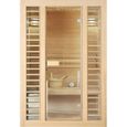 Sauna Neptune 2 places Holl's - Pack accessoires Premium pour sauna traditionnel Seau & Louche + Hygro/Thermomètre-2