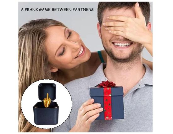 Coffret Cadeau Humoristique Adulte, Boite Doigt D'honneur,Boîte à