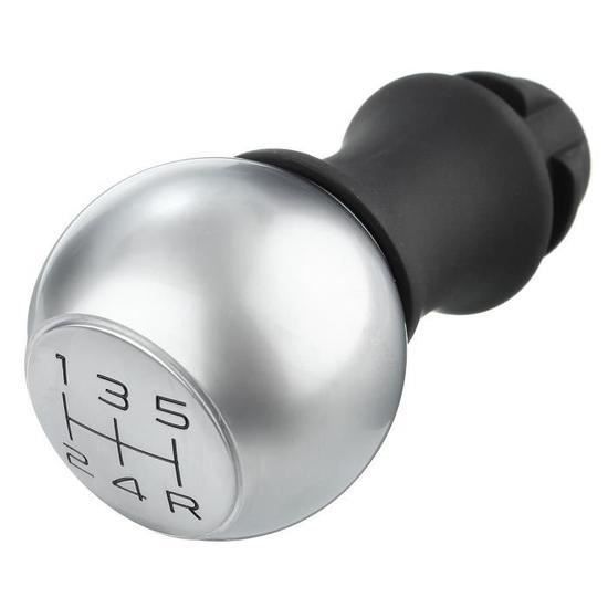 Pommeau Levier Vitesses Spurtar 5 Vitesses - Cuir Chrome Pour Peugeot Citroën | Look Sportif