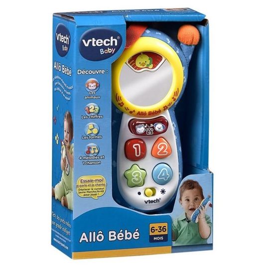 Vtech Telephone Allo Bebe Bleu Cdiscount Jeux Jouets