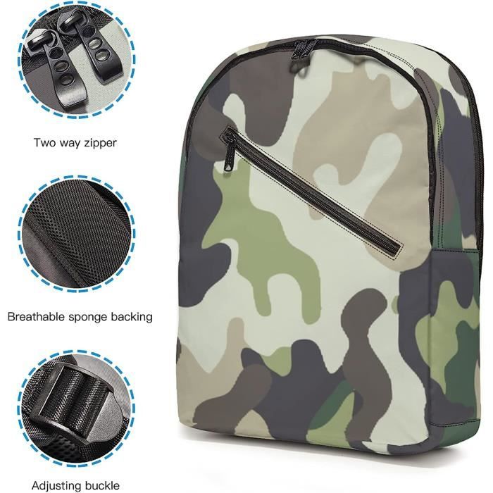 Sac hot sale camouflage militaire