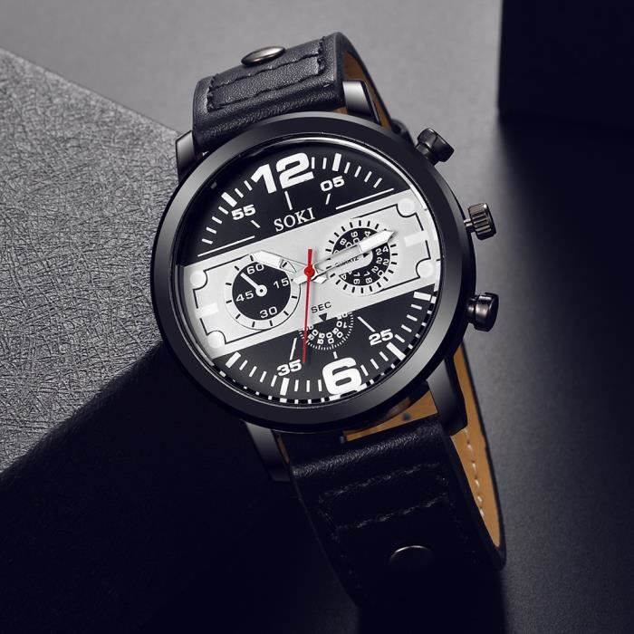 Montres Reloj hombre 2019 homme Simple Montres Couple Mode Cuir