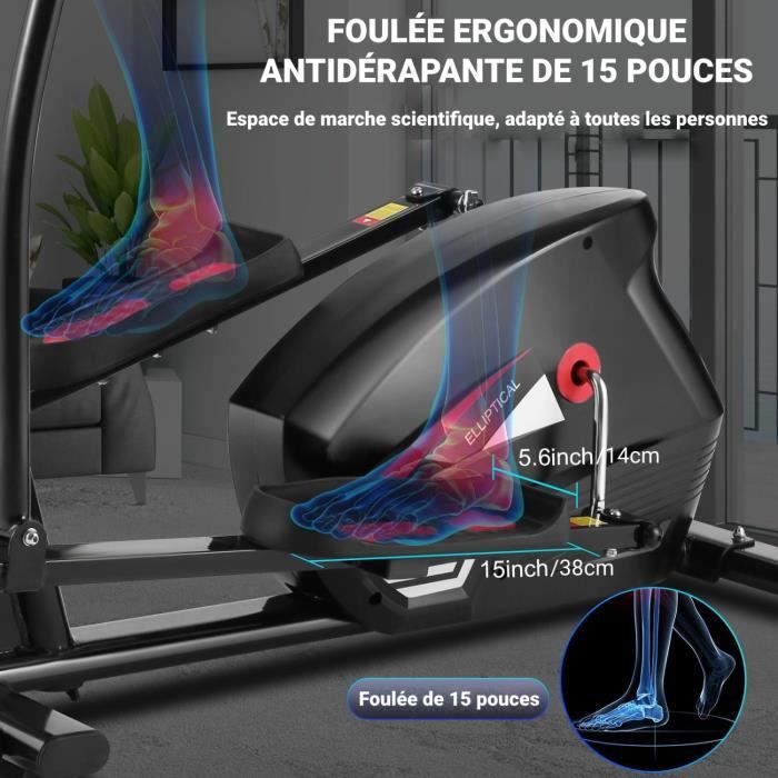 Vélo elliptique poids utilisateur 180 kg on sale