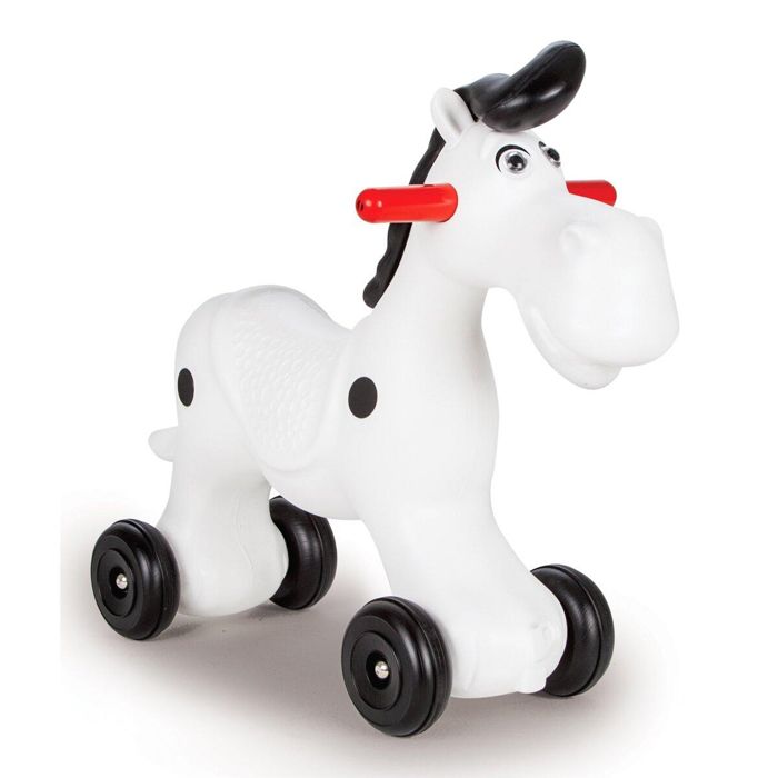 Cheval a 2025 bascule plastique rouge