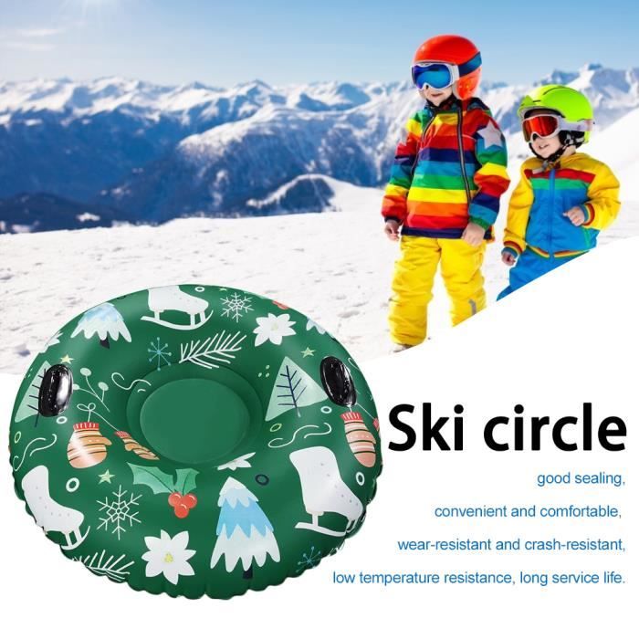 Tube de neige, luge gonflable pour enfants et adultes, jouet de neige avec  Poignées pour activité extérieure - 120*68*50cm - Cdiscount Sport