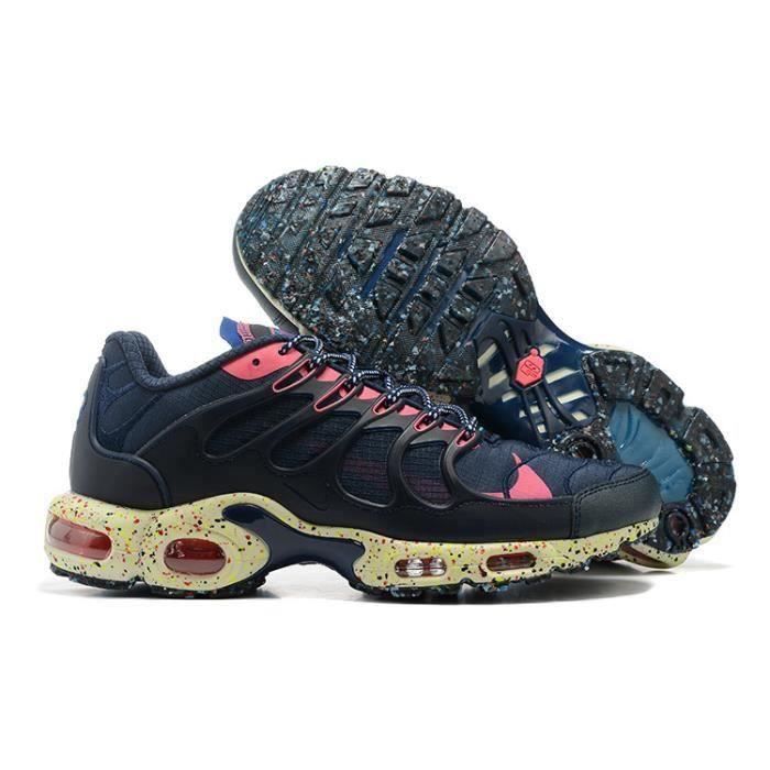 Nike tn femme hot sale noir et rose