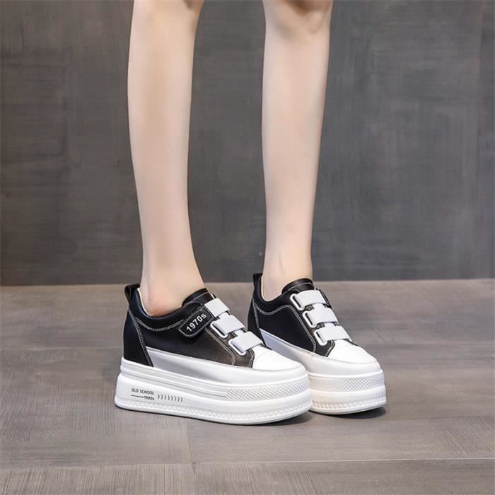Baskets plateforme MR BASKET Femme t noir