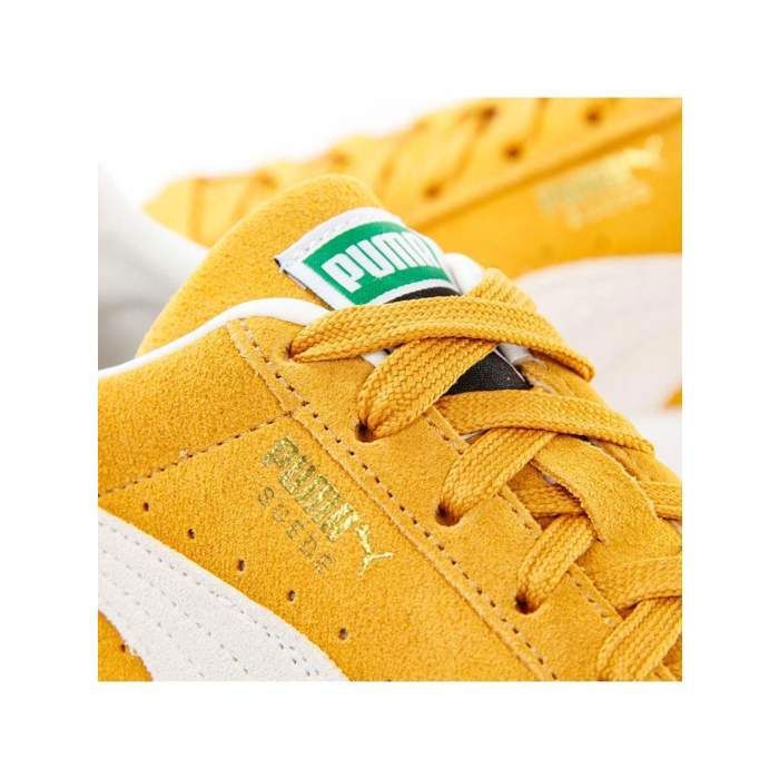 Baskets Puma Suede Classic XXI jaune moutarde blanc Jaune moutarde blanc Cdiscount Chaussures