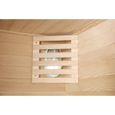 Sauna Neptune 2 places Holl's - Pack accessoires Premium pour sauna traditionnel Seau & Louche + Hygro/Thermomètre-3