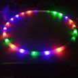 Cerceaux à LED changeant de couleur, plusieurs cerceaux lumineux pour adultes et enfants , cerceaux de danse multicolores - 60cm-3