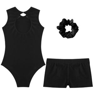 Iiniim Justaucorps Gymnastique Femme Fleurs Paillettes Léotard Robe de Danse Classique Tenue