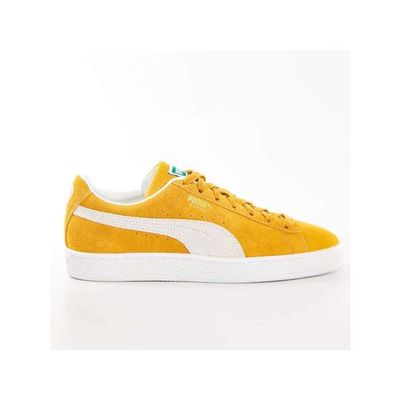 Baskets Puma Suede Classic XXI jaune moutarde blanc Jaune moutarde blanc Cdiscount Chaussures