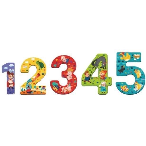 Puzzle Animaux de la ferme MIDEER - 6 pièces - Pour enfants de 2 ans et plus