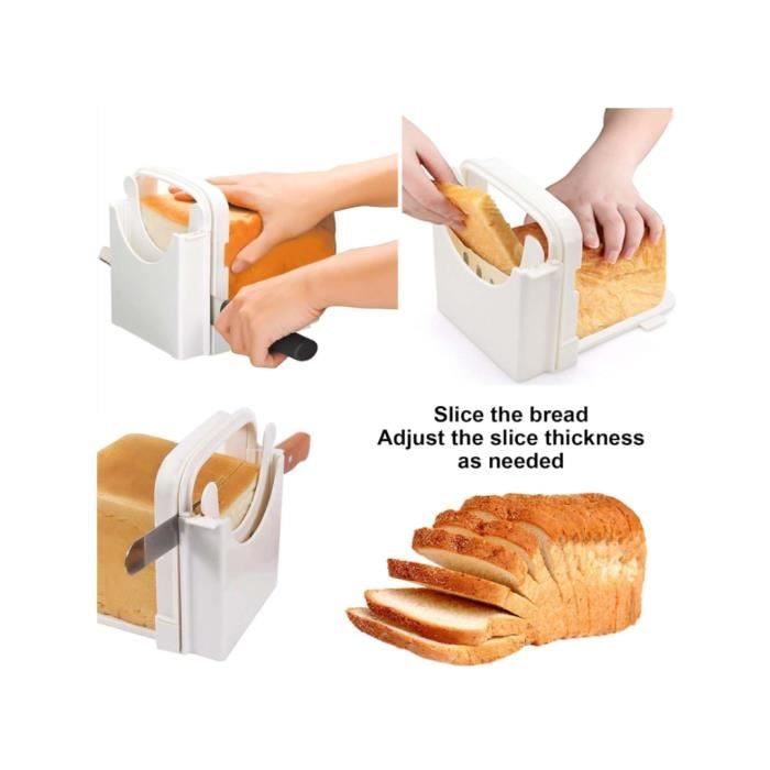 Trancheuse à Pain Réglable - TRAHOO - Outils de Coupe pour Pain Grillé