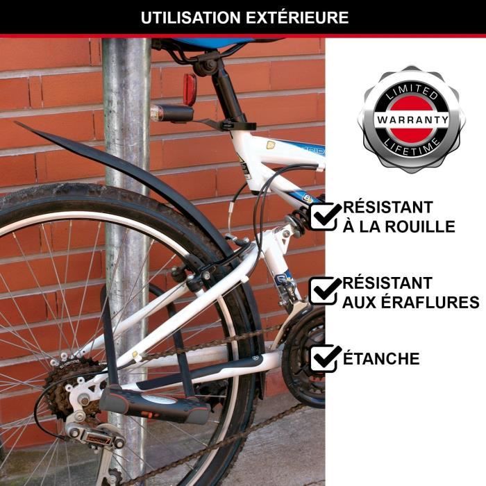 MASTER LOCK Antivol Vélo U [A Clé] [Support De Vélo Universel] 8170EURDPRO - Idéal Pour Les Vélos, Vélos Electriques, VTT Et Autres - 9