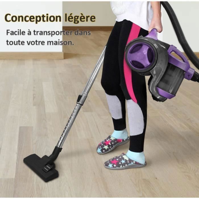 Aspirateur Tra neau sans sac Cyclonique 1200W Capacit 3 0 L