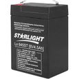 Starlight Gel batterie 6V 4.5Ah systèmes de signalisation, modélisation, alimentation de secours, les voitures électriques, solaire-0