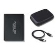 Disque Dur Externe Portable SSD 2 To avec étui de Protection super mini HDD USB 3.1 2TB 75x58x10mm Noir-0