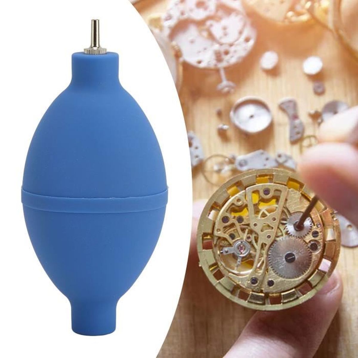 Poire soufflante CARUBA grand modèle pour objectif démontable - LA BS Poire soufflante CARUBA grand modèle pour objectif démontable - LA BS