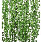 Plante Artificielle - MTEVOTX - Lierre - 24pcs*2m - Vert - Décoration Extérieure