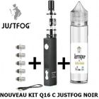 kit débutant Q16 C JUSTFOG NOIR