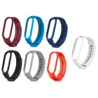 LECMACY Bracelet Compatible avec Xiaomi Mi Band 5/Mi Band 6, 7pcs Bracelets de Remplacement en Silicone Réglable pour XIAOM Mi Band 5/6