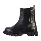 Bottine - KAPORAL - Jelly - Cuir - Noir - Élastique - Femme