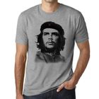 ULTRABASIC Homme Tee-Shirt Che Guevara T-Shirt Vintage Gris