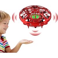 Drone Jouet Volant pour Enfants, Mini Drone Mains Libres avec capteur de Mouvement,Mini hélicoptère OVNI pour Utilisation intérieure