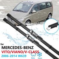 Balais d'essuie-glaces,Lames d'essuie glace pour Mercedes Benz Vito classe V Viano Valente Metris W639 2006 ~ 2014, accessoires de