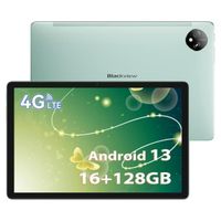 BLACKVIEW Tab 80 Tablette Tactile 10.1" 16Go + 128Go/jusqu'à 1To 7680mAh 13MP + 8MP Tablette PC Android 13 Dual SIM 4G GPS - Vert
