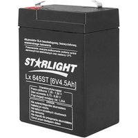 Starlight Gel batterie 6V 4.5Ah systèmes de signalisation, modélisation, alimentation de secours, les voitures électriques, solaire