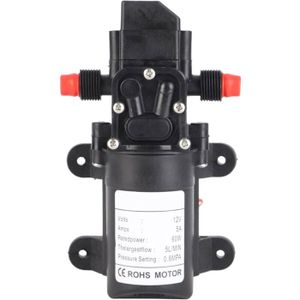 Pompe à Eau à Diaphragme 12V 25 PSI – Silencieuse, Sans Fuite, 8 L/min – Idéale Pour Brumisation, Camping-car & Yacht