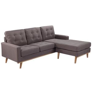 Canape Angle Reversible Gris