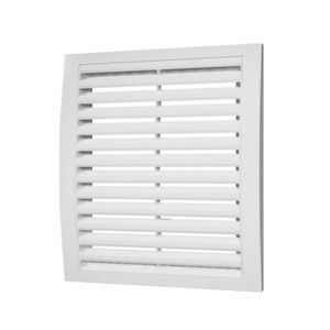 Grille da/ération en aluminium Blanc 120 x 400 mm