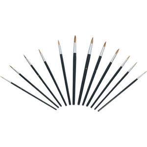 NEUFS SET DE 13 PINCEAUX PLATS POUR MAQUETTISTES