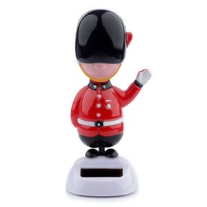 Décoration Maison Voiture Bureau Les Colis Noirs LCN Figurine Mobile Solaire Sapin de Noël 094 