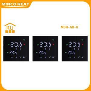 PLANCHER CHAUFFANT M3H-GB-H x3 - Thermostat intelligent pour maison connectée Tuya,chauffage au sol-eau-chaudière à gaz, régulat