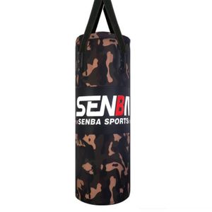 SAC DE FRAPPE Sac de frappe,Sac de boxe en PU Camouflage de 100cm, sac de frappe de sable pour MMA Muay Thai Taekwondo, - Type 100cm green