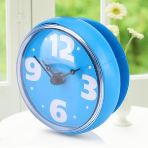 Mini Horloge étanche à Ventouse, , Horloges spécialisées Horloges étanches  pour Salle de Bain Horloge de Douche de Baignoire (Vert)