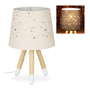 Pied de lampe de chevet en bois vert
