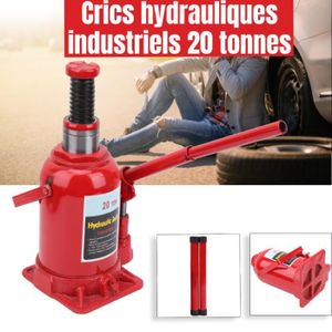 CRIC Crics à bouteilles hydraulique 20T MAX de levage de pneu de réparation professionnel portatif - YUL1