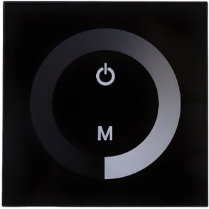 interrupteur-design-variateur-rotatif-simple-noir-mat