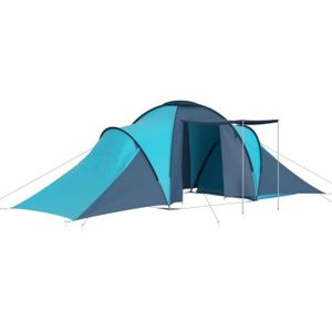 TENTE DE CAMPING vidaXL Tente de camping 6 personnes Bleu et bleu c