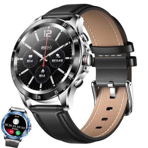 MONTRE CONNECTÉE Montre Connectée Femme Homme Ronde Hybride Lunette