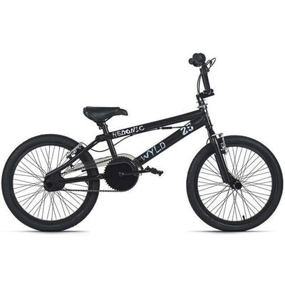 Vélo BMX Freestyle WYLD 300B 20 Pouces – Noir, Rotor 360°, 4 Pégos, Enfant (Neuf)