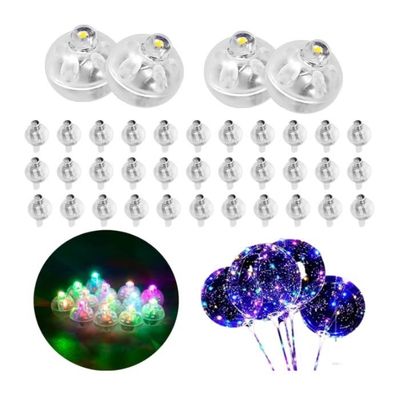 50 Pièces Mini LED Lumières Ballons,Papier Lumières Lumière Boule Lampe Pour Decorations De Fete De Noel 80770820