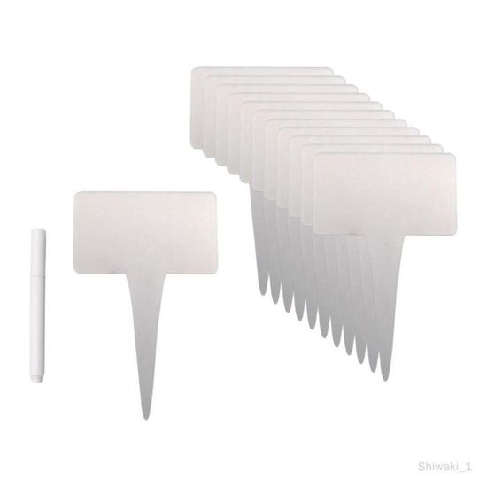 Lote De 100 étiquettes En Plastique Pour Plantes, étiquettes De Type T, Imperméables