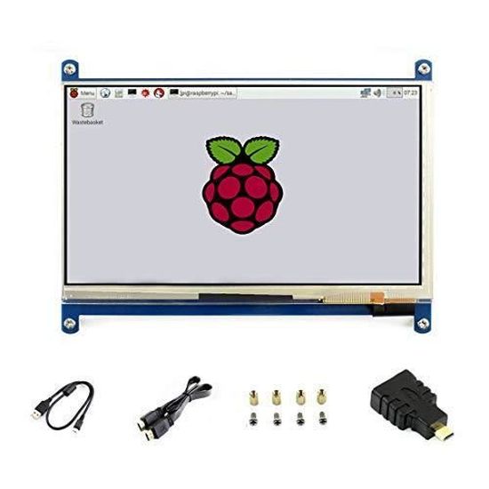 7 pouces C LCD 1024*600 Rev2.1 écran tactile Win10 HDMI interface capacitif Monitor Display Pour Raspberry pi3 B+/3B/2 B/B+/A 